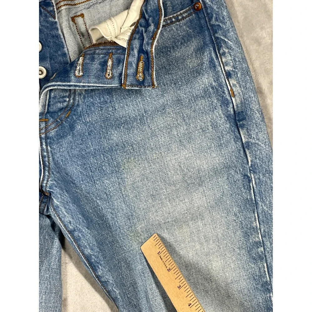 Madewell The 1991 Straight Leg Jeans Light Wash Button Fly DM8370 Mens 30x32